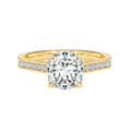 Basilica - Cushion - Yellow Gold - Channel