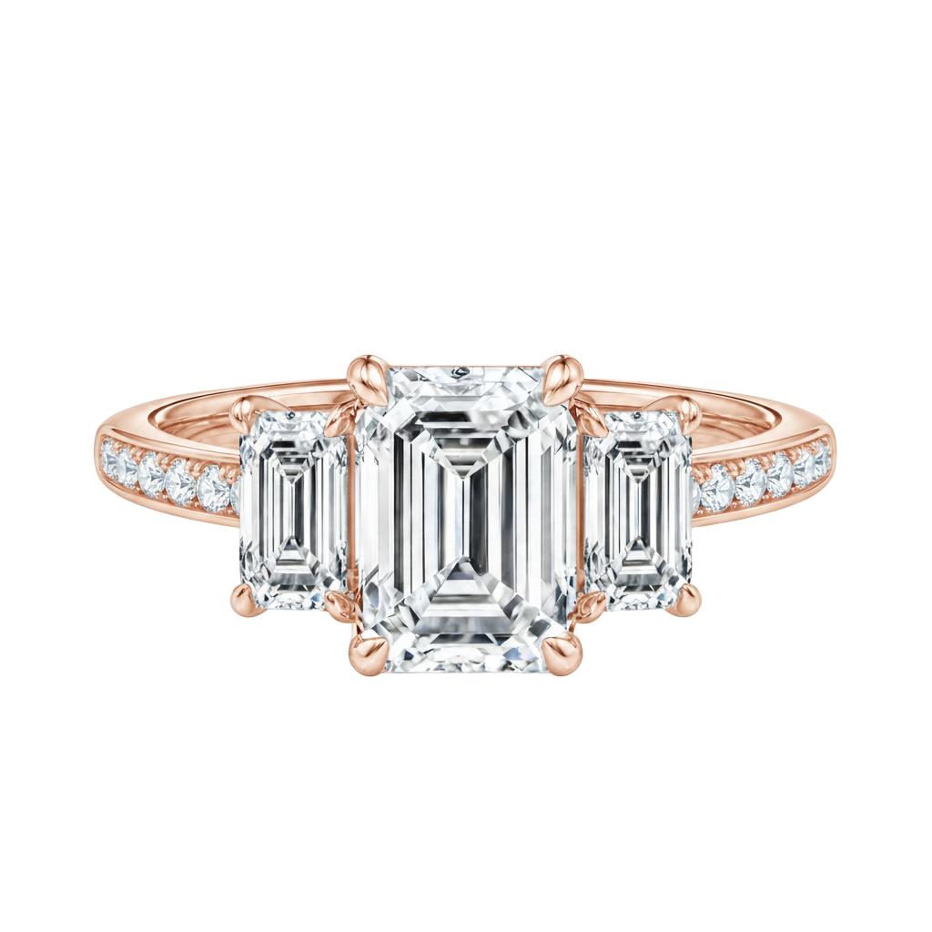 Elysium - Emerald - Rose Gold - Channel