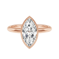 Bailey - Marquise - Rose Gold - Plain