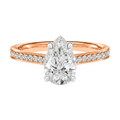 Basilica - Pear - Rose/White Tone - Pavé