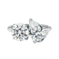 Duo - Round - White Gold - Plain