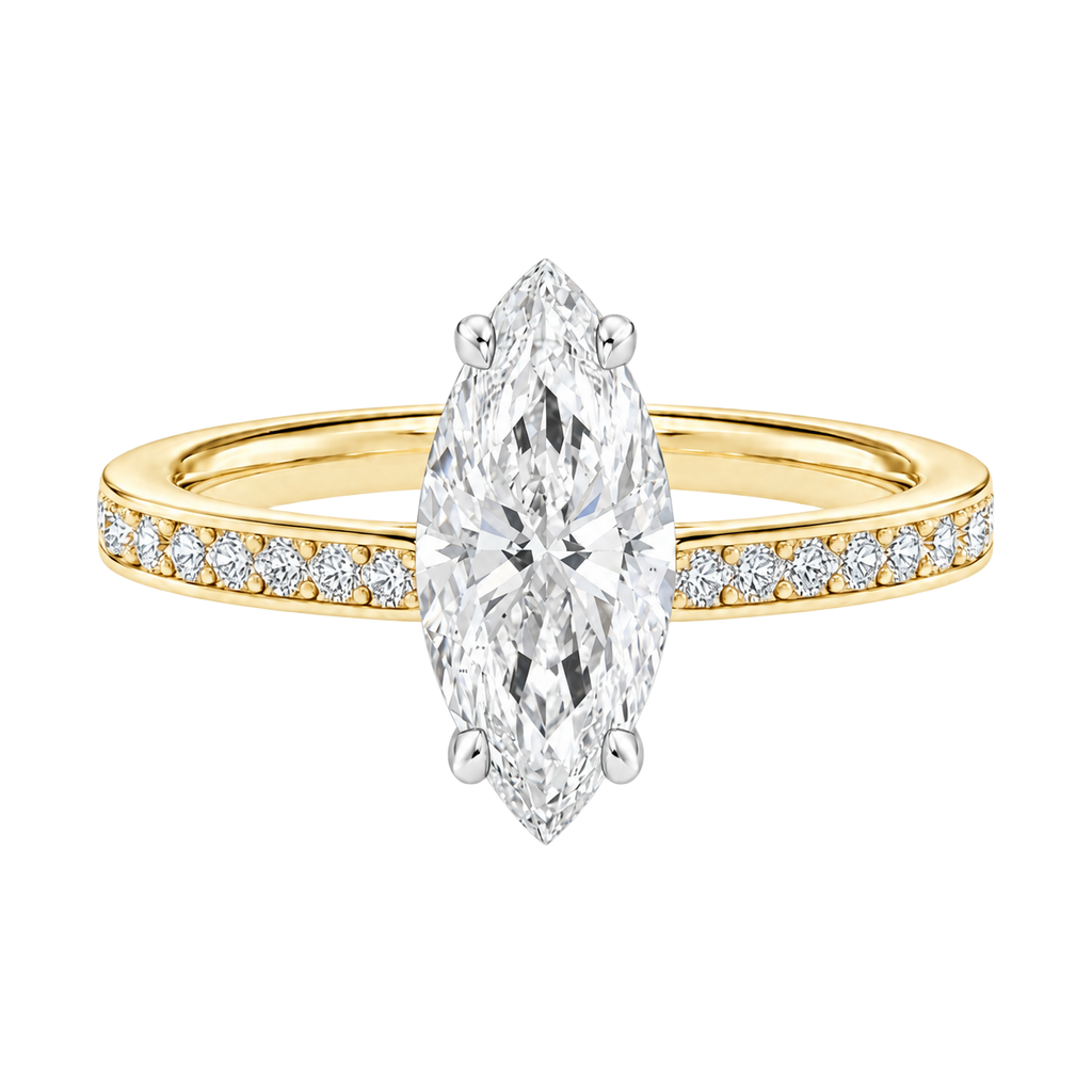 Talia - Marquise - Yellow/White Tone - Channel