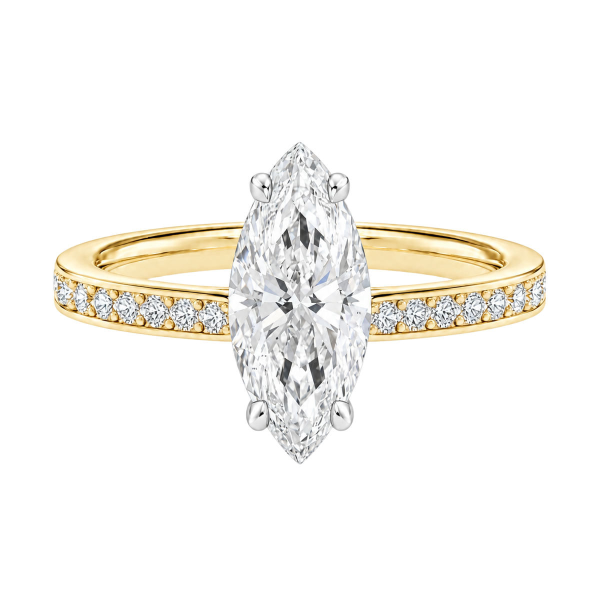 Talia - Marquise - Yellow/White Tone - Channel