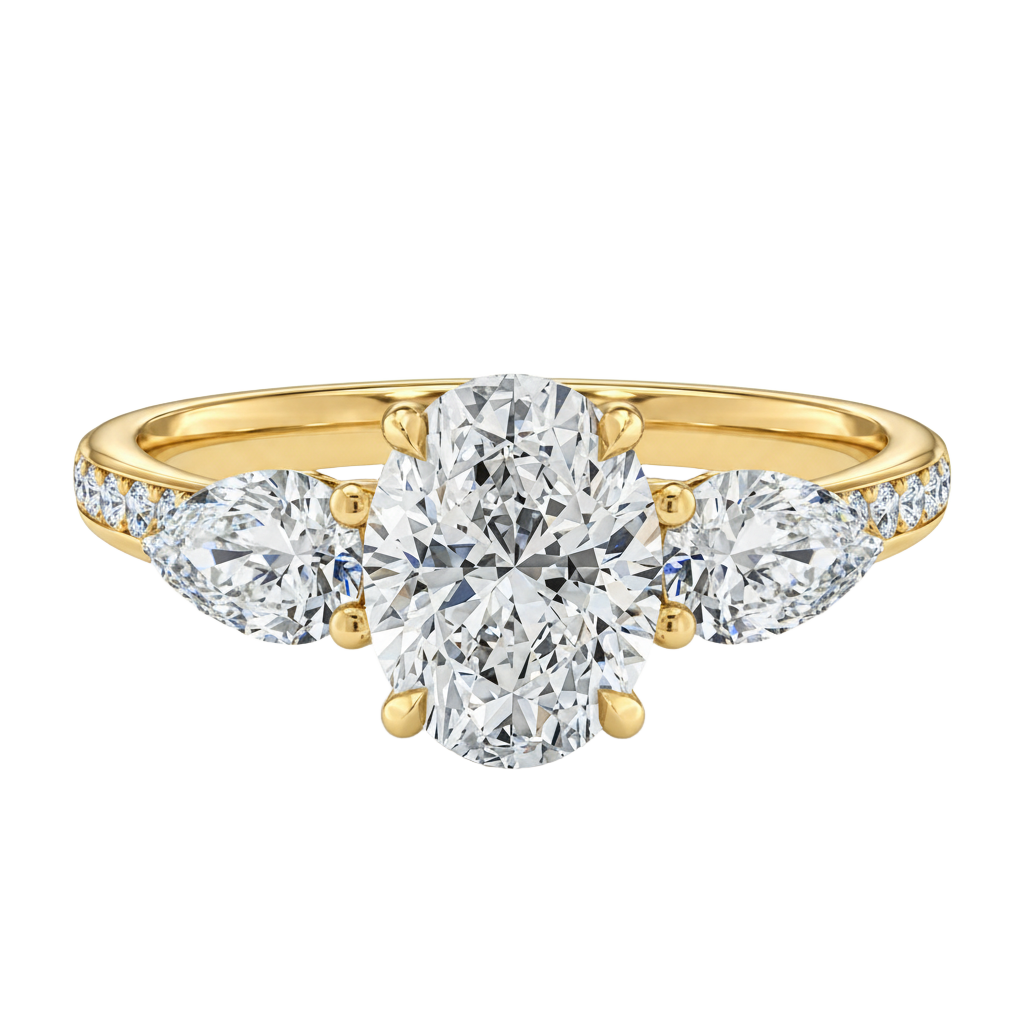 Halcyon - Oval - Yellow Gold - Channel