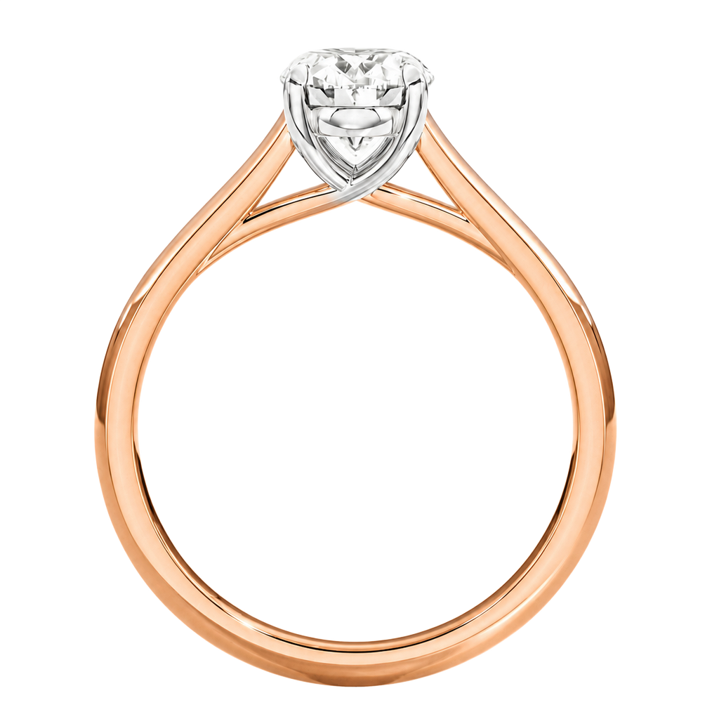 Basilica - Oval - Rose/White Tone - Plain