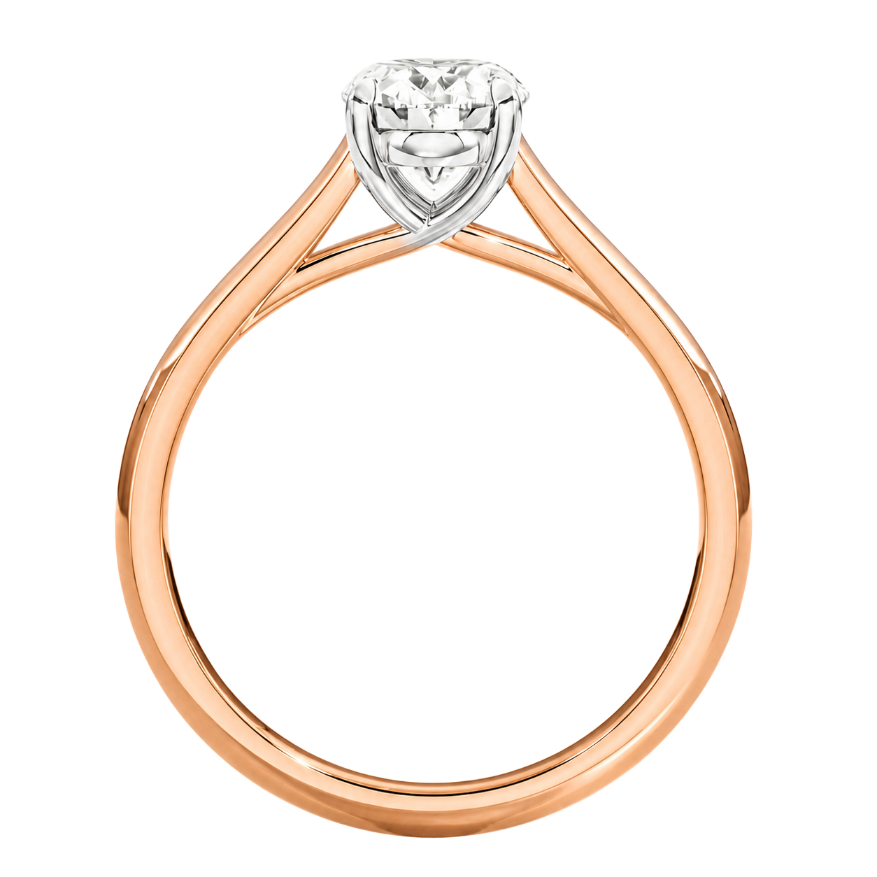 Basilica - Oval - Rose/White Tone - Plain
