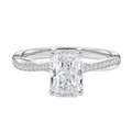 Wreath - Radiant - White Gold - Pavé