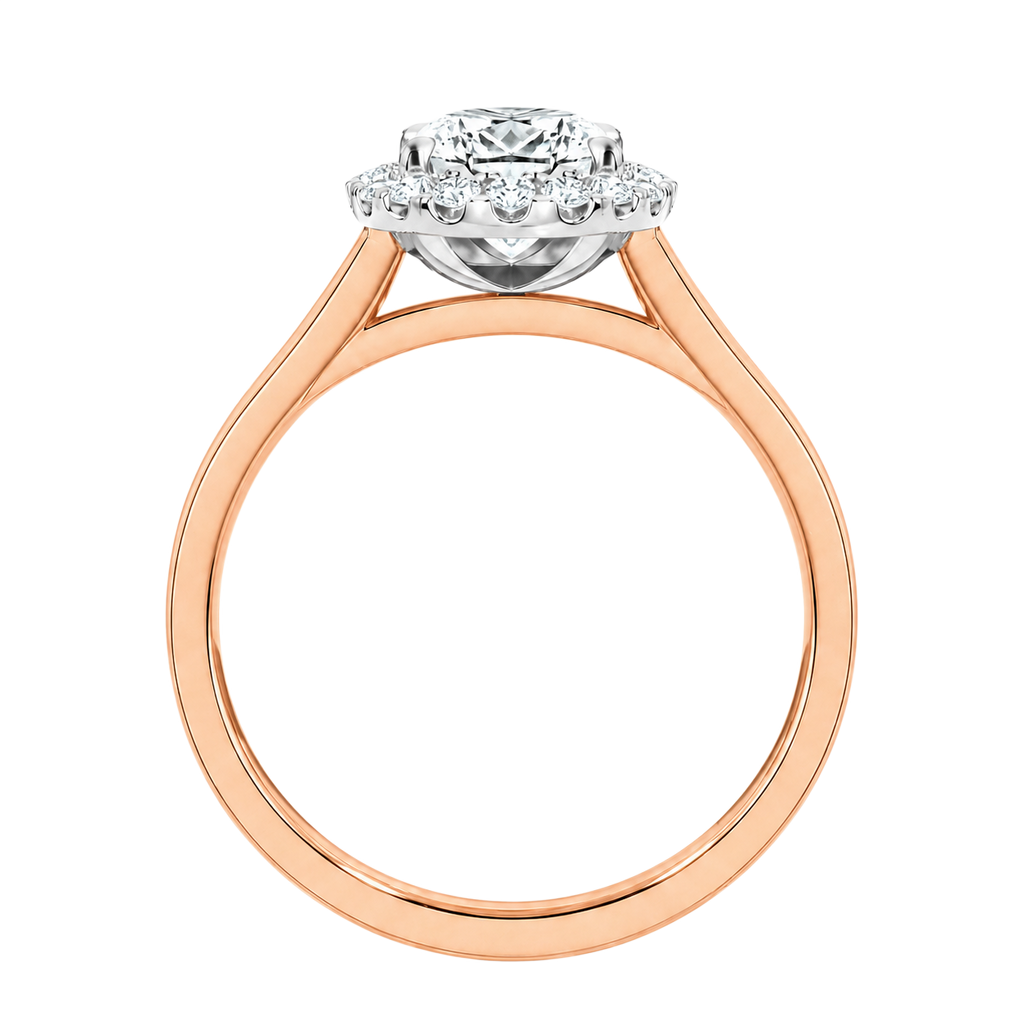 Cordelia - Oval - Rose / White Tone - Channel