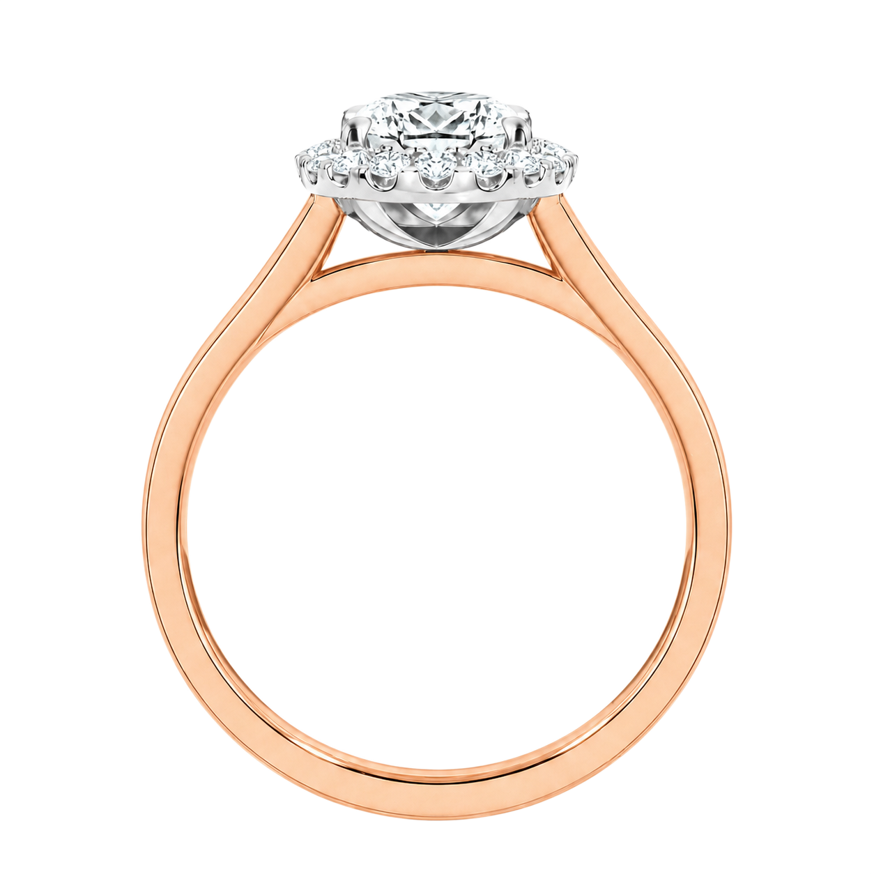 Cordelia - Oval - Rose / White Tone - Channel