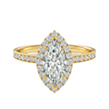 Cordelia - Marquise - Yellow Gold - Channel