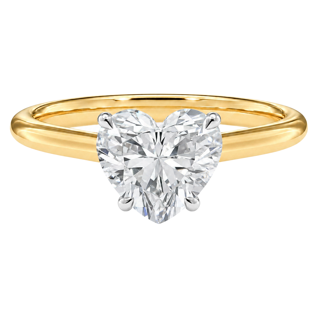Basilica - Heart - Yellow/White Tone - Plain