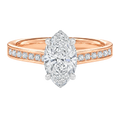 Basilica - Marquise - Rose/White Tone - Channel