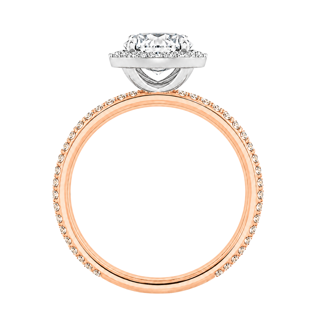 Deneuve - Radiant - Rose/White Tone - Pavé