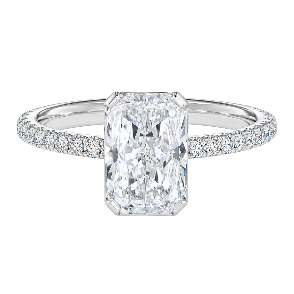 Solenne - Radiant - Platinum - Pavé