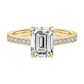 Basilica - Emerald - Yellow Gold - Channel