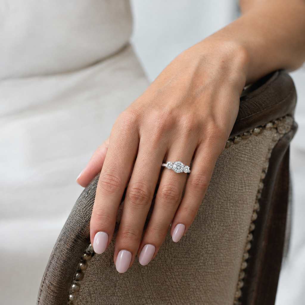 Trinity - Round - Rose/White Tone - Plain