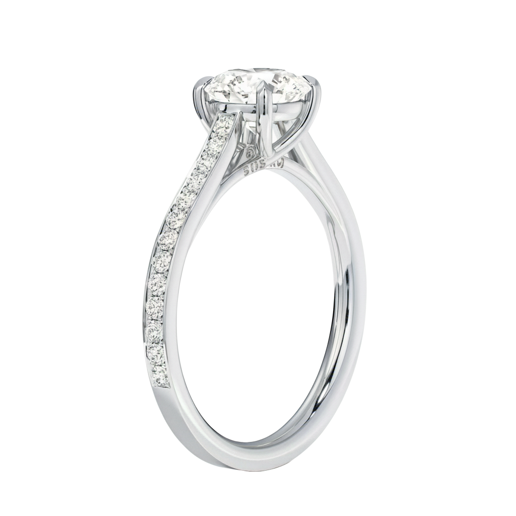 Basilica - Round - Platinum - Pavé