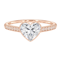 Solenne - Heart - Rose Gold - Channel