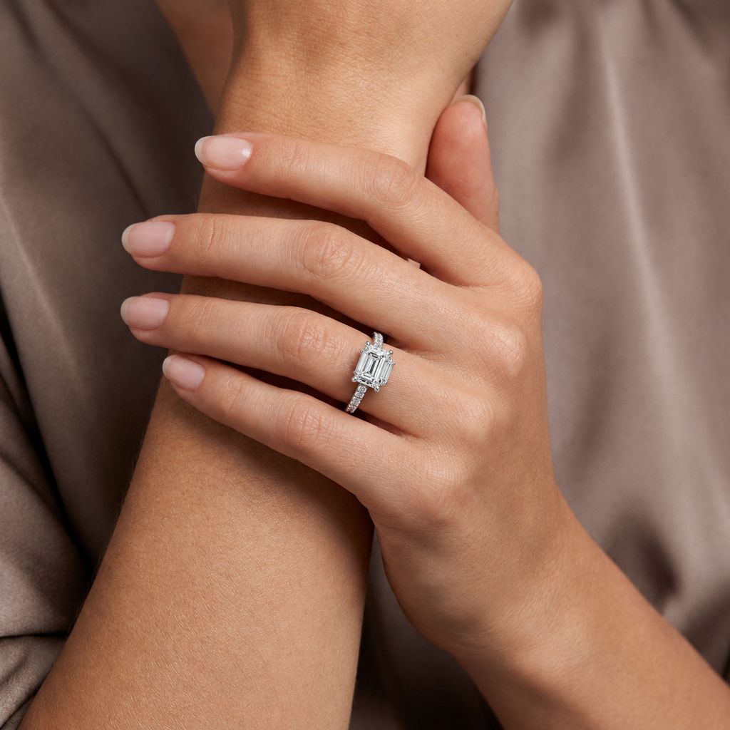 Elysium - Emerald - Platinum - Pavé