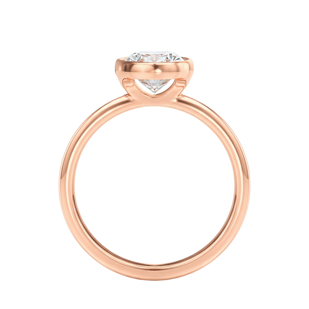 Bailey - Emerald - Rose Gold - Plain