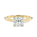 Basilica - Princess - Yellow Gold - Plain