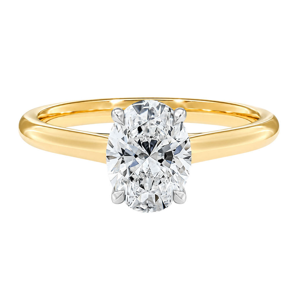 Basilica - Oval - Yellow/White Tone - Plain
