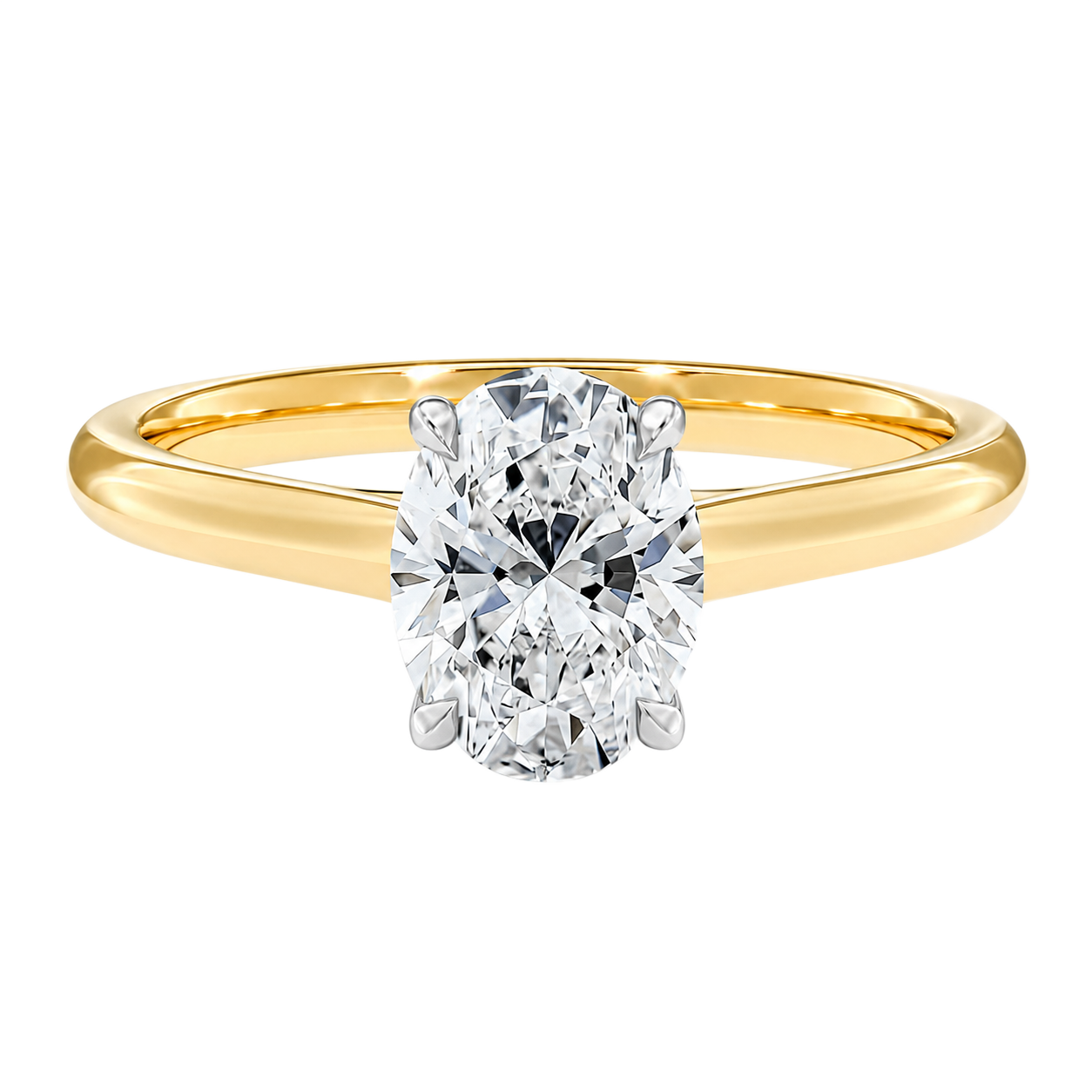Basilica - Oval - Yellow/White Tone - Plain