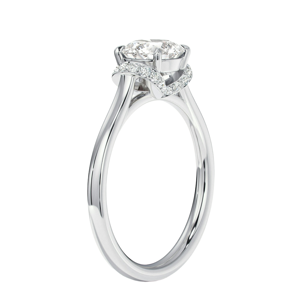 Ellipse - Round - Platinum - Plain