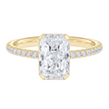 Solenne - Radiant - Yellow Gold - Pavé