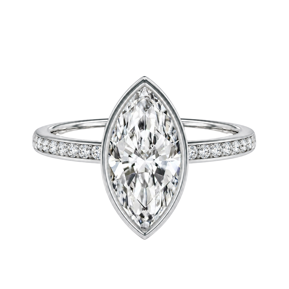 Bailey - Marquise - Platinum - Channel