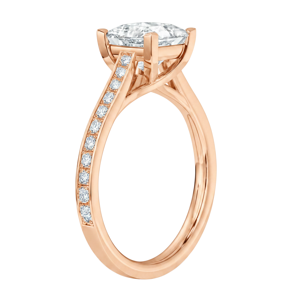 Basilica - Princess - Rose Gold - Channel