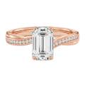 Wreath - Emerald - Rose Gold - Channel