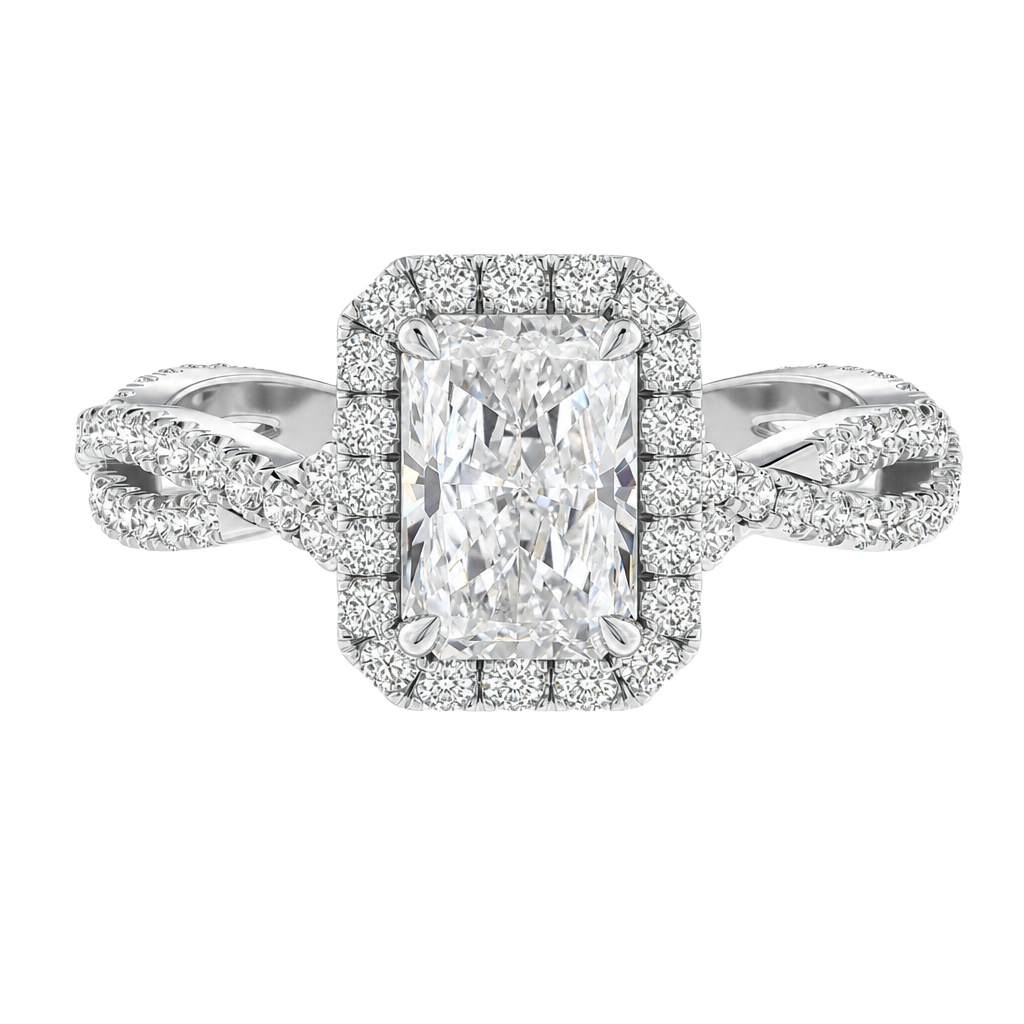 Braid - Radiant - White Gold - Pavé