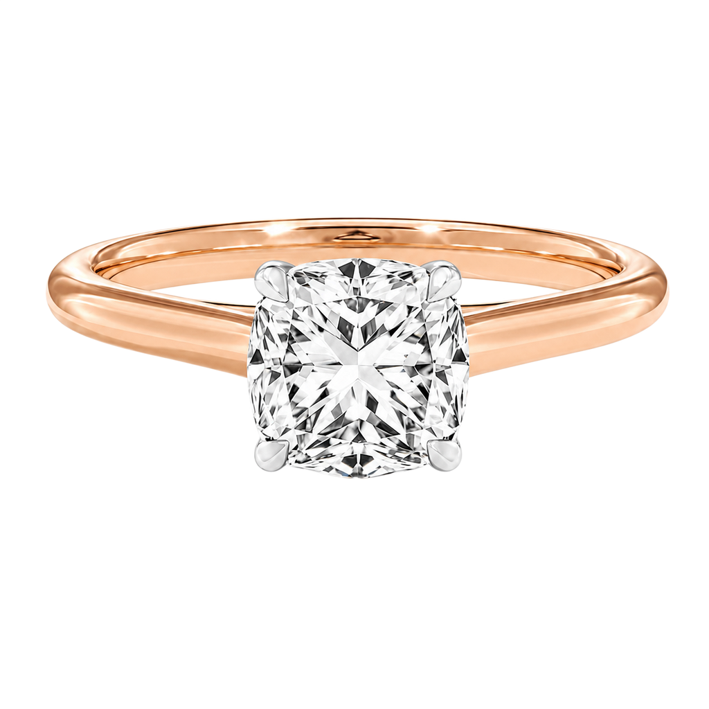 Basilica - Asscher - Rose/White Tone - Plain