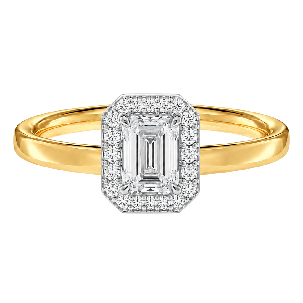 Deneuve - Emerald - Yellow/White Tone - Plain
