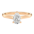 Basilica - Pear - Rose Gold - Plain