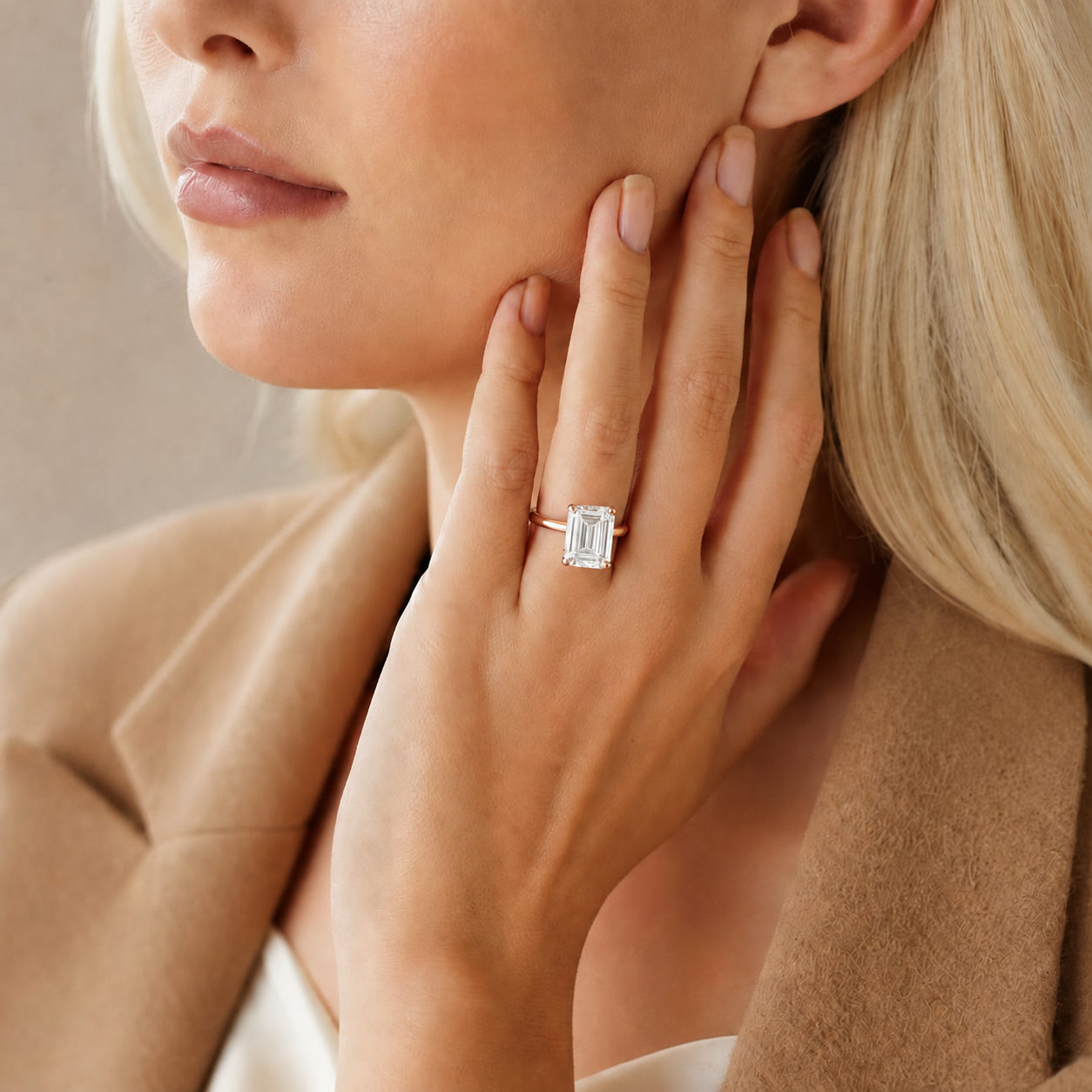 Basilica - Radiant - Rose/White Tone - Plain