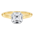 Solenne - Asscher - Yellow/White Tone - Plain
