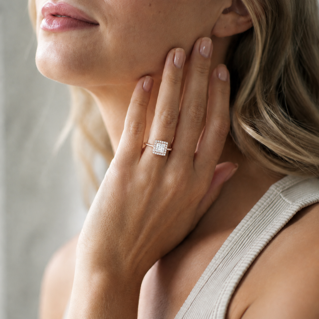 Cordelia - Princess - Rose / White Tone - Plain