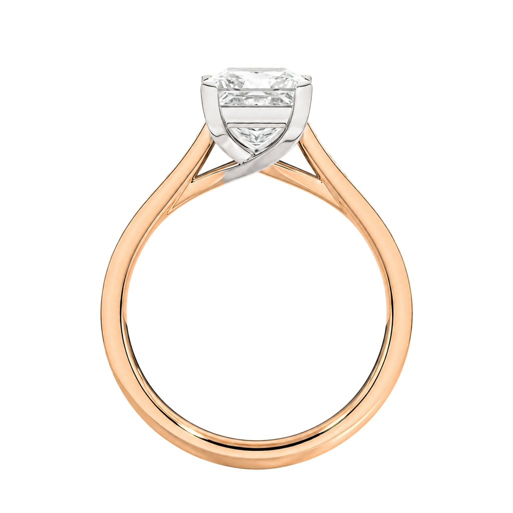 Basilica - Princess - Rose/White Tone - Pavé