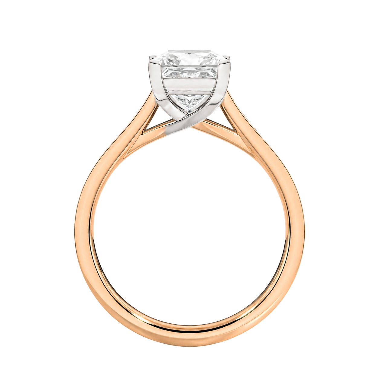 Basilica - Princess - Rose/White Tone - Pavé