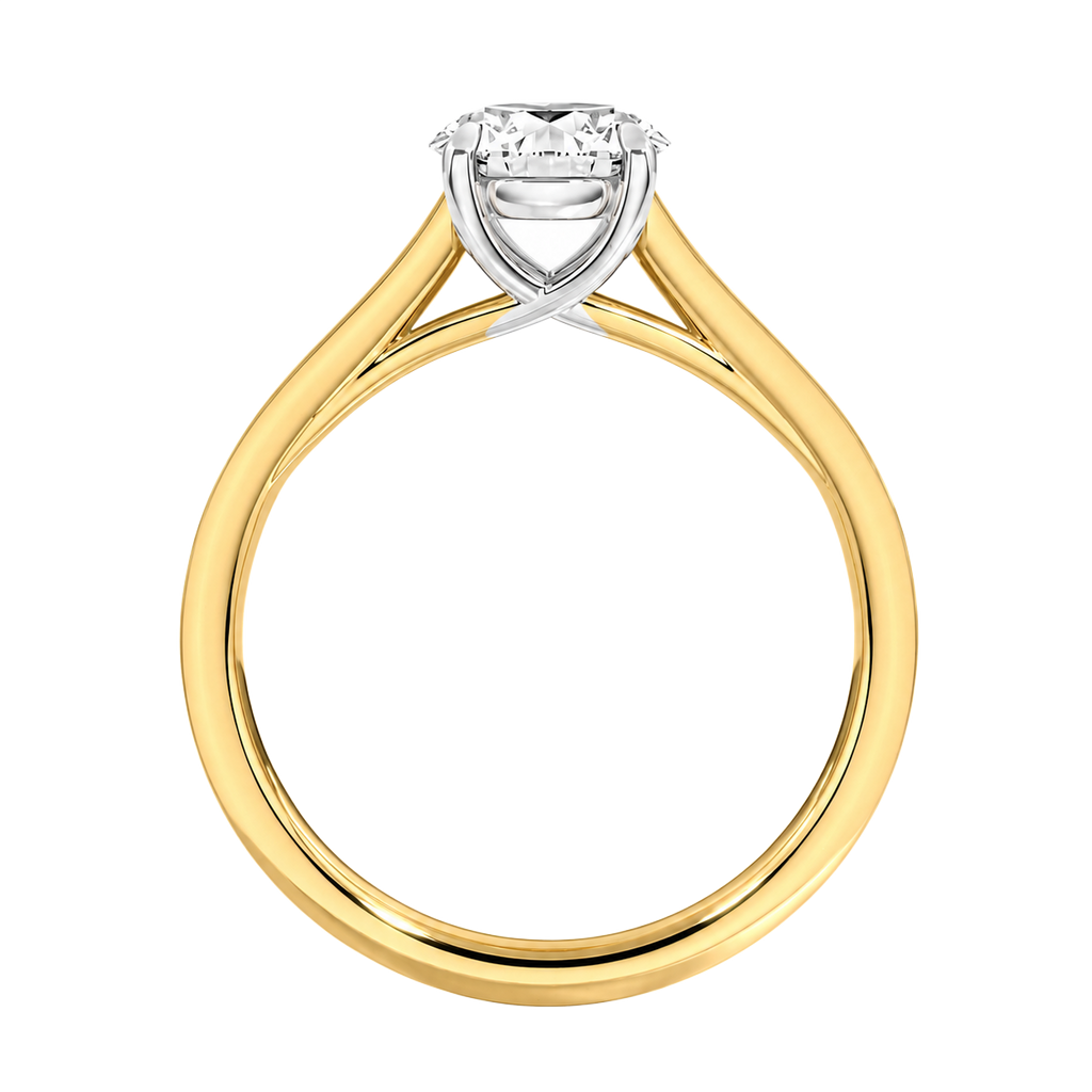 Basilica - Round - Yellow/White Tone - Pavé