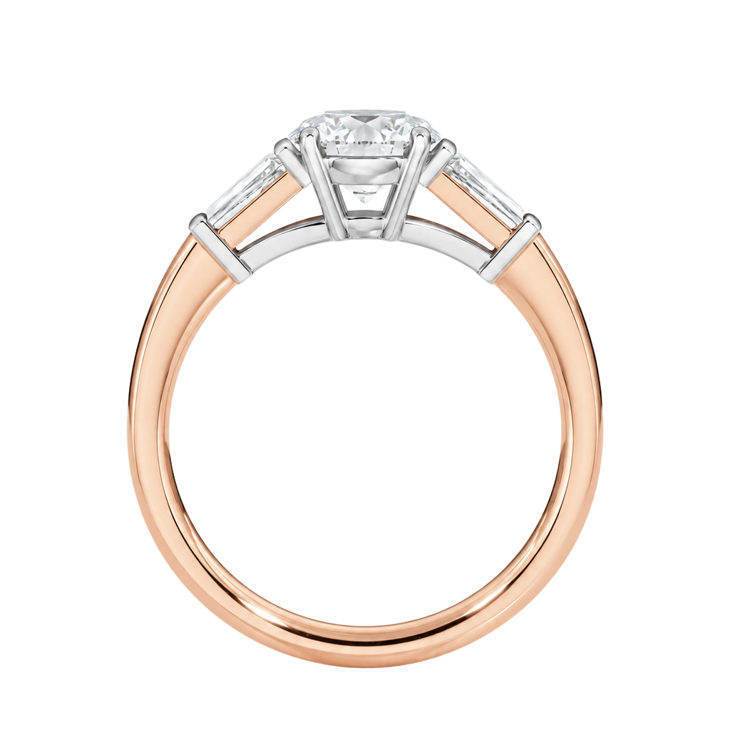 Auroré - Round - Rose/White Tone - Plain