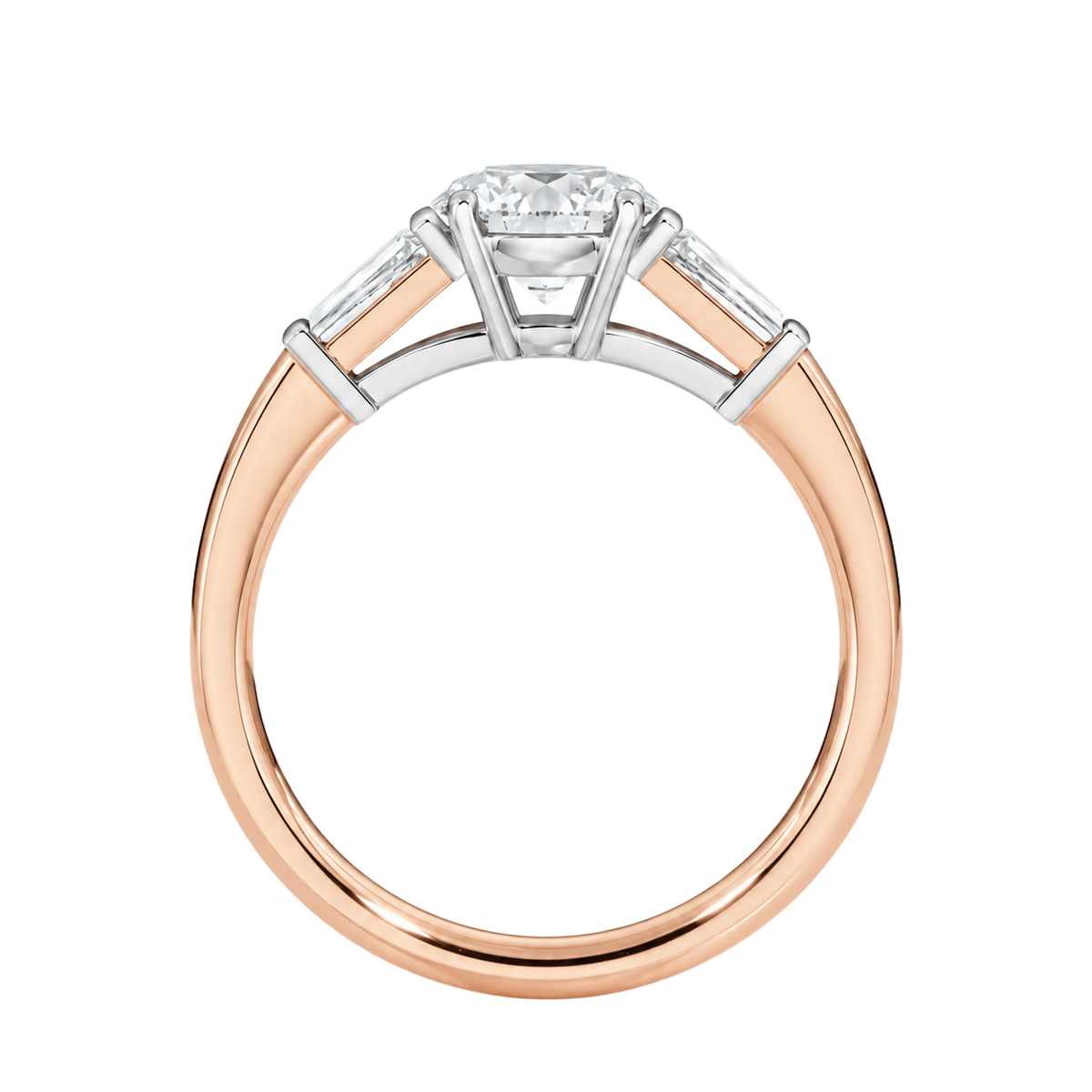 Auroré - Round - Rose/White Tone - Plain
