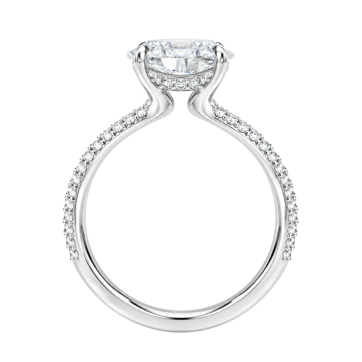 Meridian - Emerald - Platinum - Pavé