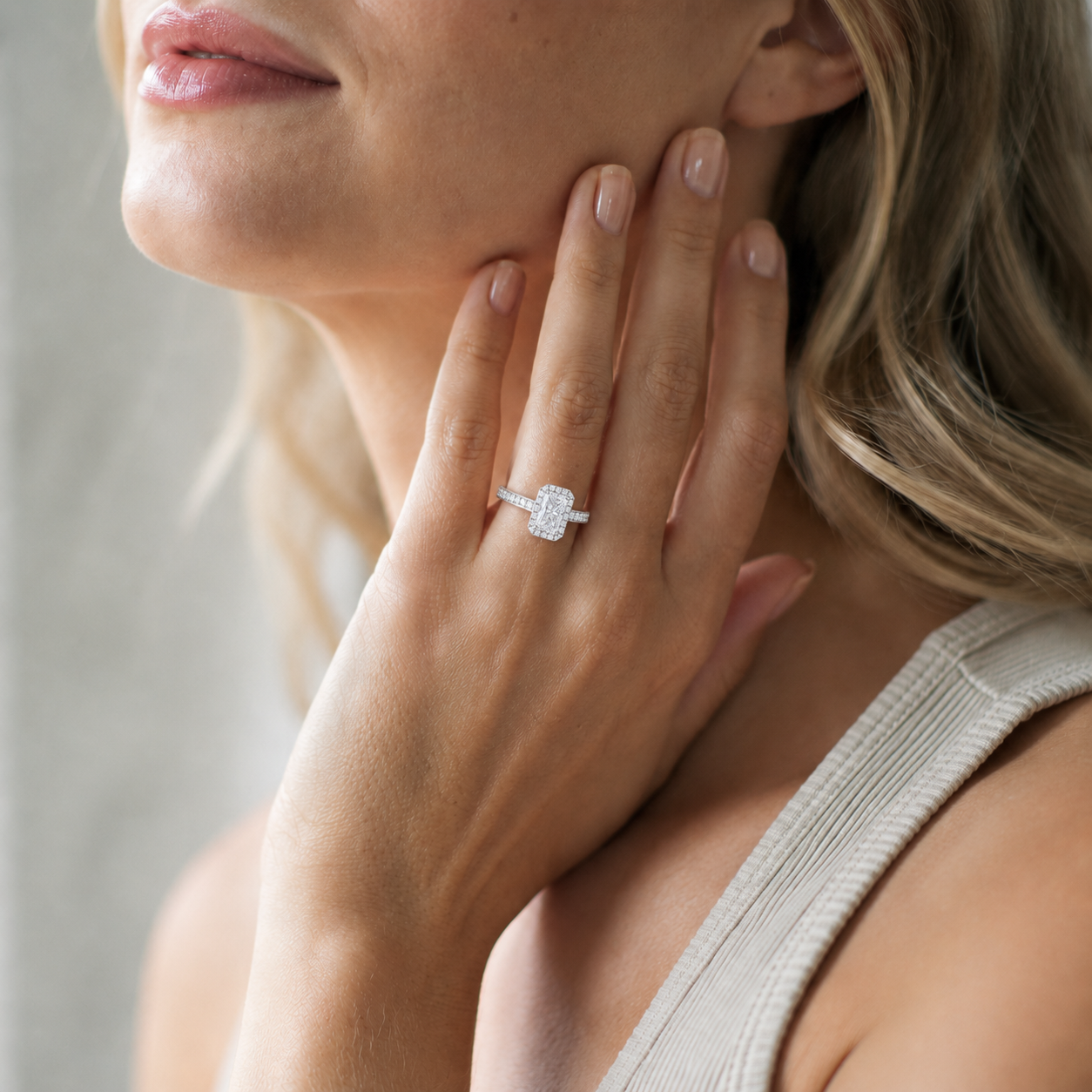 Cordelia - Radiant - Platinum - Pavé