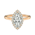 Cordelia - Marquise - Rose Gold - Plain