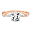 Wreath - Cushion - Rose/White Tone - Pavé