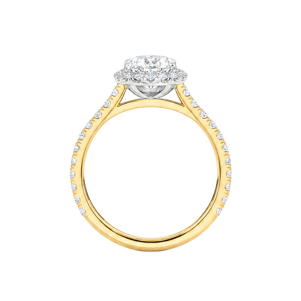 Cordelia - Radiant - Yellow / White Tone - Pavé