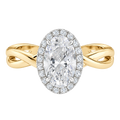 Braid - Oval - Yellow/White Tone - Plain